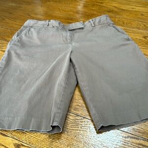 Talbots Bermuda shorts, brown, Size 10.  Good condition.
